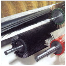 毛刷,清洗機(jī)毛刷輥,彈簧刷,鋁合金條刷,橡膠輥 安徽省潛山縣三環(huán)特種制刷廠