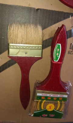 廠家供應4寸黑塑料柄油漆刷——桐城市范崗光明制刷廠專業推薦